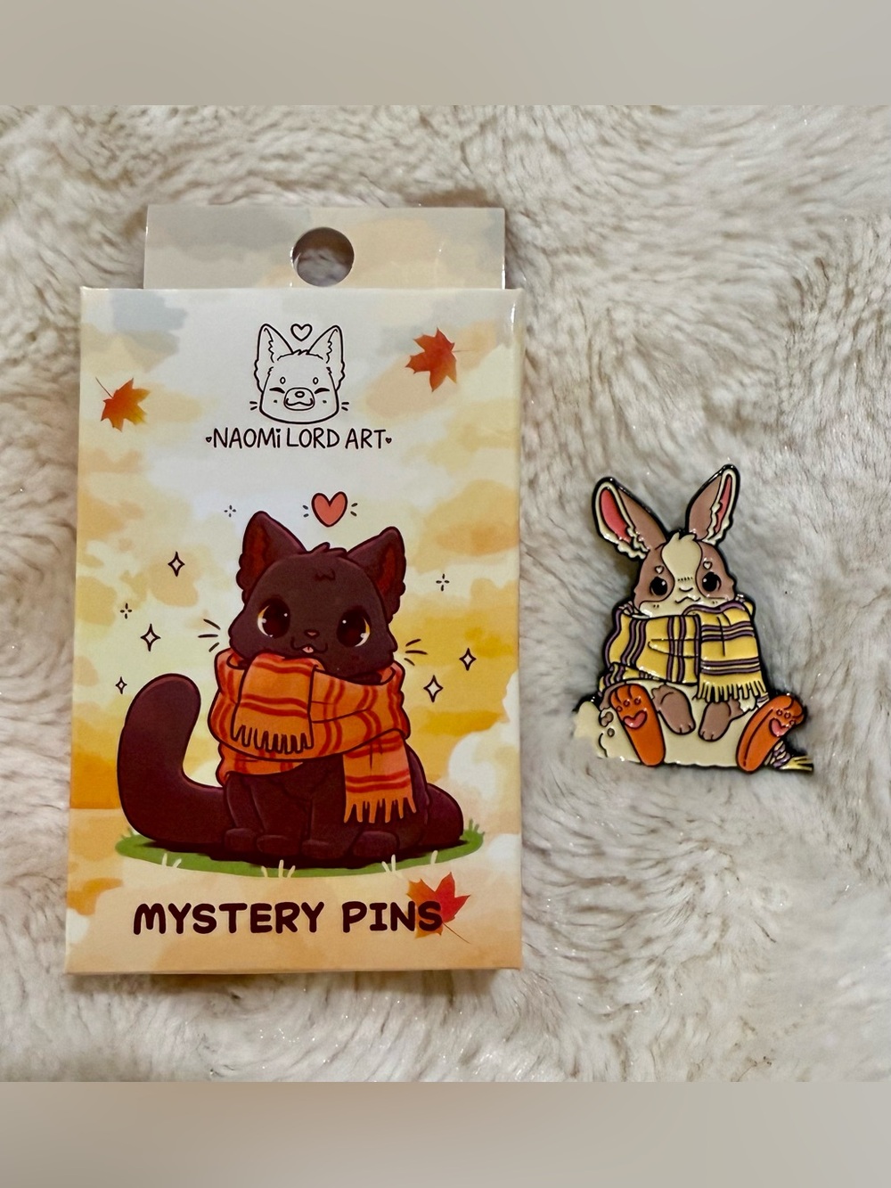 Naomi Lord Art Animals with Scarves Blind Box Enamel Pin - BoxLunch Exclusive
